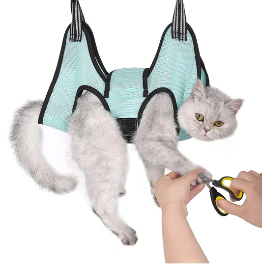 Pet Cat Dog Grooming Hammock for Nail Trimming and Care