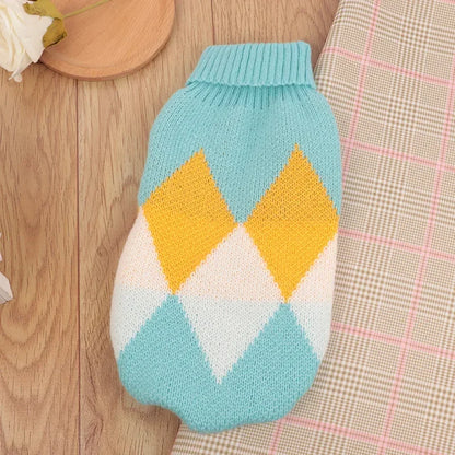 Winter Sphynx Cat Sweater Vest for Pet Holiday Outfits