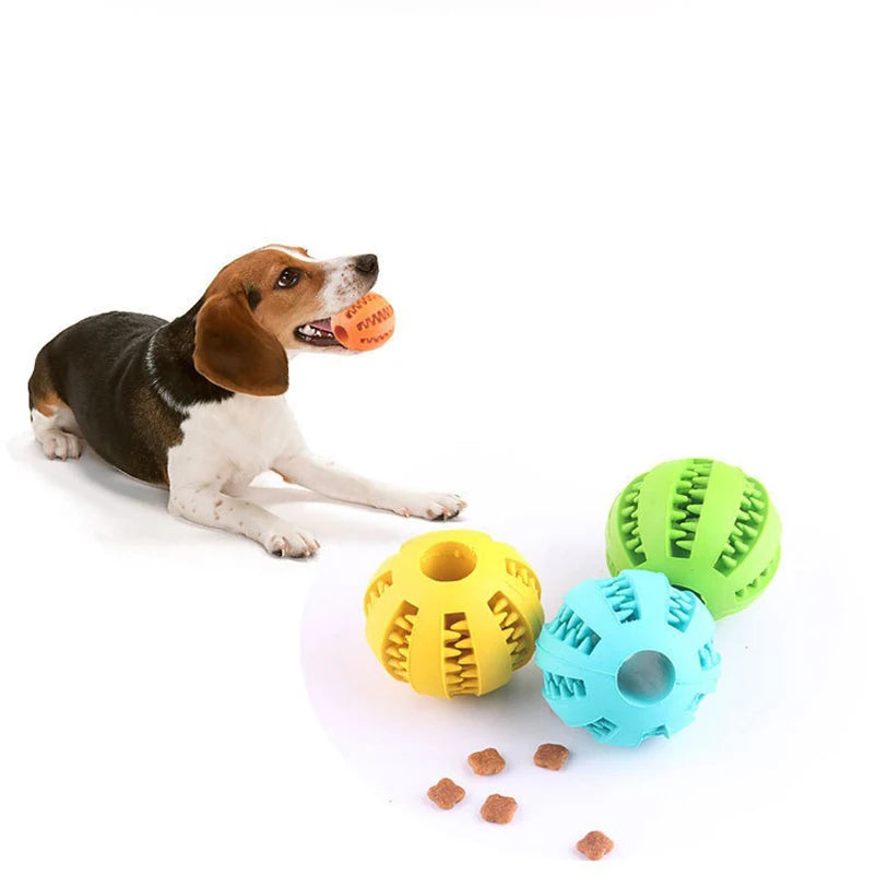 Natural Rubber Leaking Ball Toy for Dogs