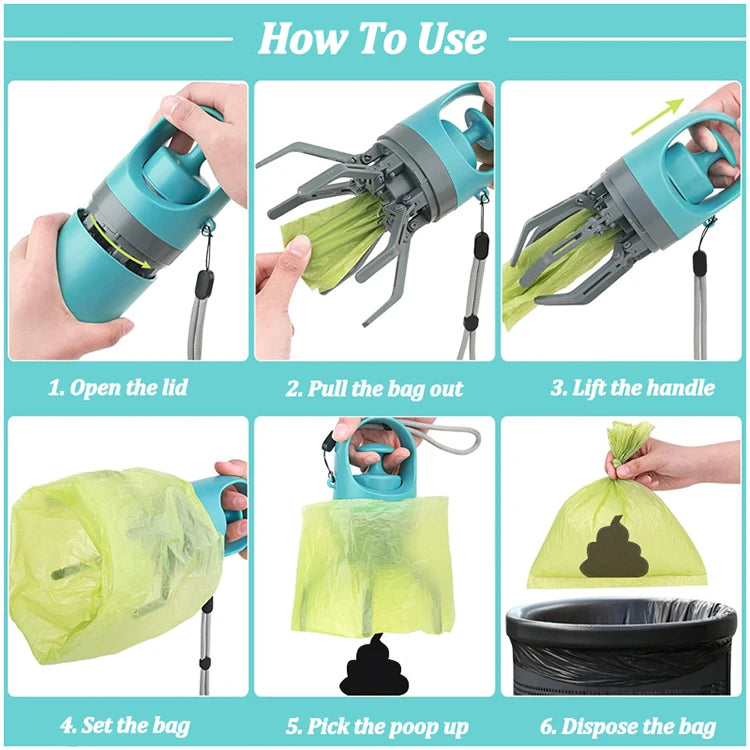 Outdoor Pet Poop Claw – Dog Fecal Cleanup Tool