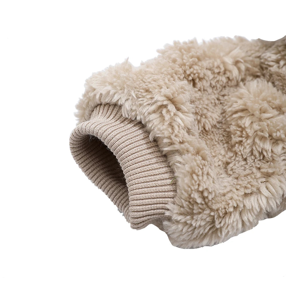 Soft Fleece Jumpsuit for Small Medium Dogs and Cats