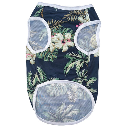 Summer Island Print Vest for Small Dogs and Cats