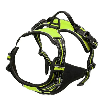 Leather Dog Collars and Harness Set for Medium and Small Dogs
