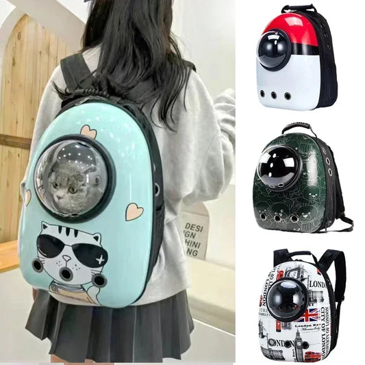 Breathable Cat Backpack Carrier for Outdoor Travel