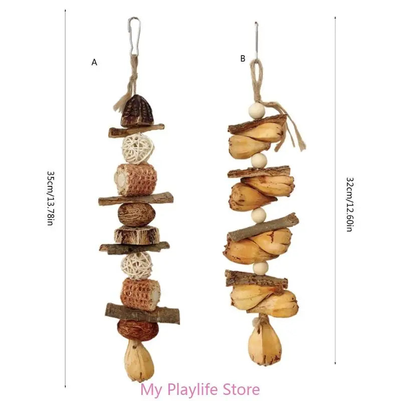 Colorful Parrot Beak Grinding Toy for Health and Fun