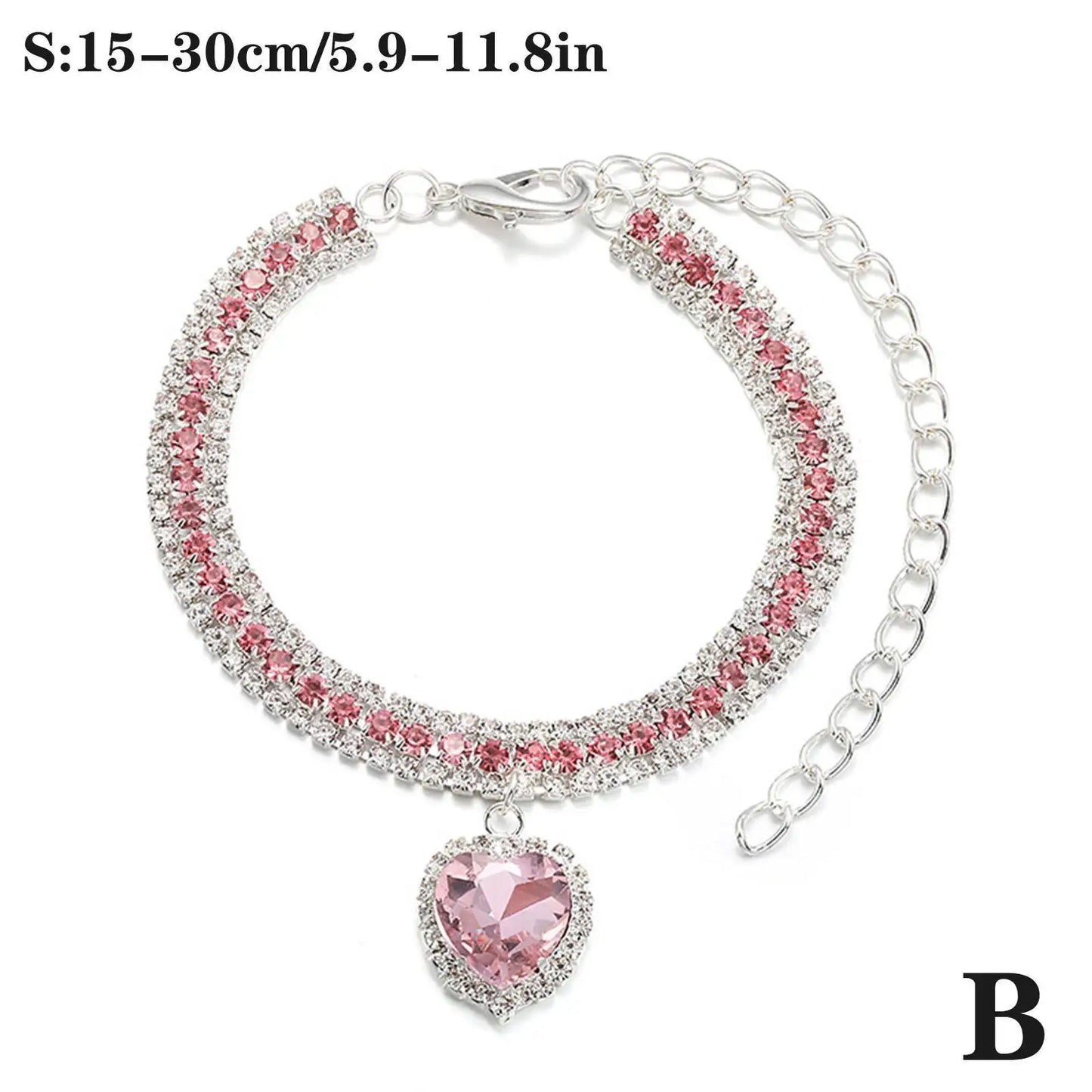 Rhinestone Crystal Pet Collar for Dogs and Cats