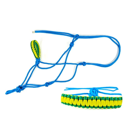 Horse Training Headstall with Leading Rope and Halter