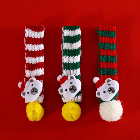 Adjustable Christmas Hat and Scarf for Dogs Up to 20kg