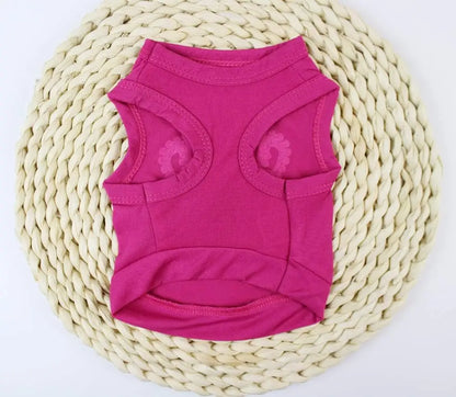 Crown Print Dog T-Shirt for Small Dogs and Puppies