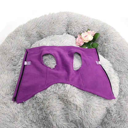 Soft Fleece Dog Jacket for Small to Medium Pets
