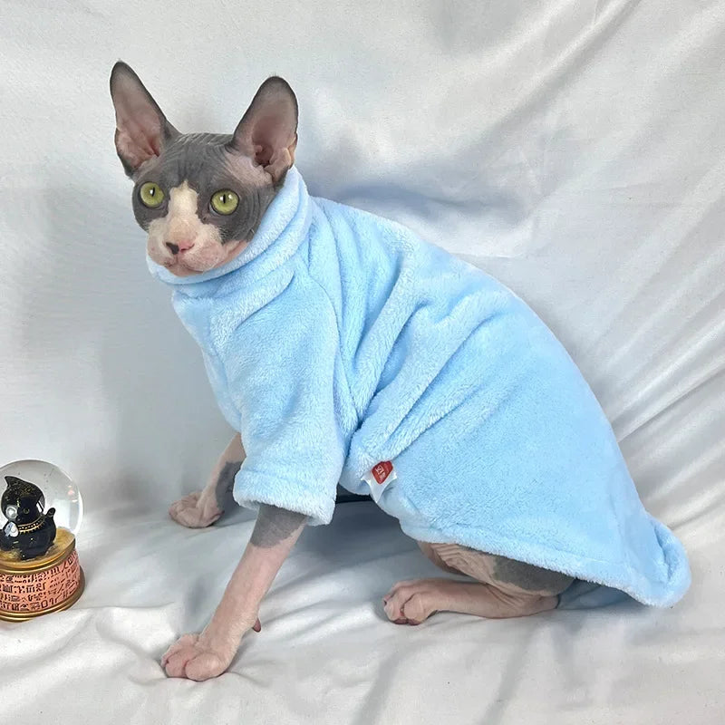 Sphynx Cat Sweater and Hoodie Outfit for Pets