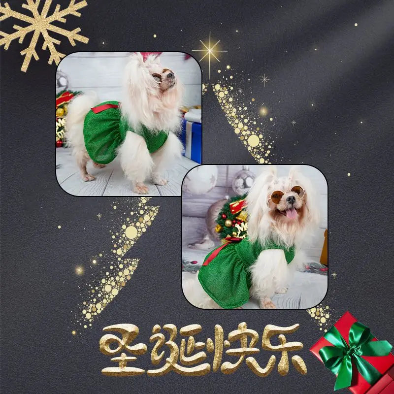 Christmas Dog Dresses - Cute Holiday Apparel for Pets