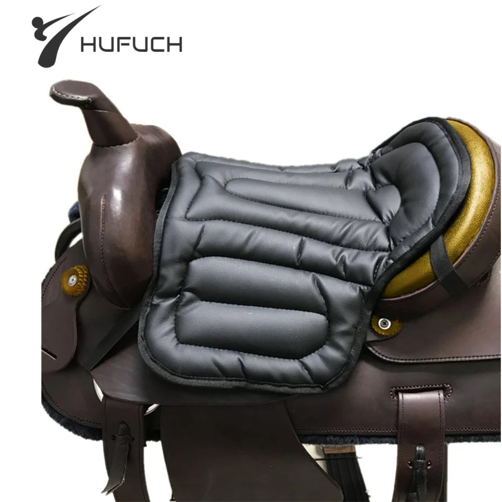 Shock-Absorbing Artificial Leather Saddle Pad for Riders