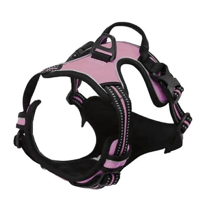 Leather Dog Collars and Harness Set for Medium and Small Dogs