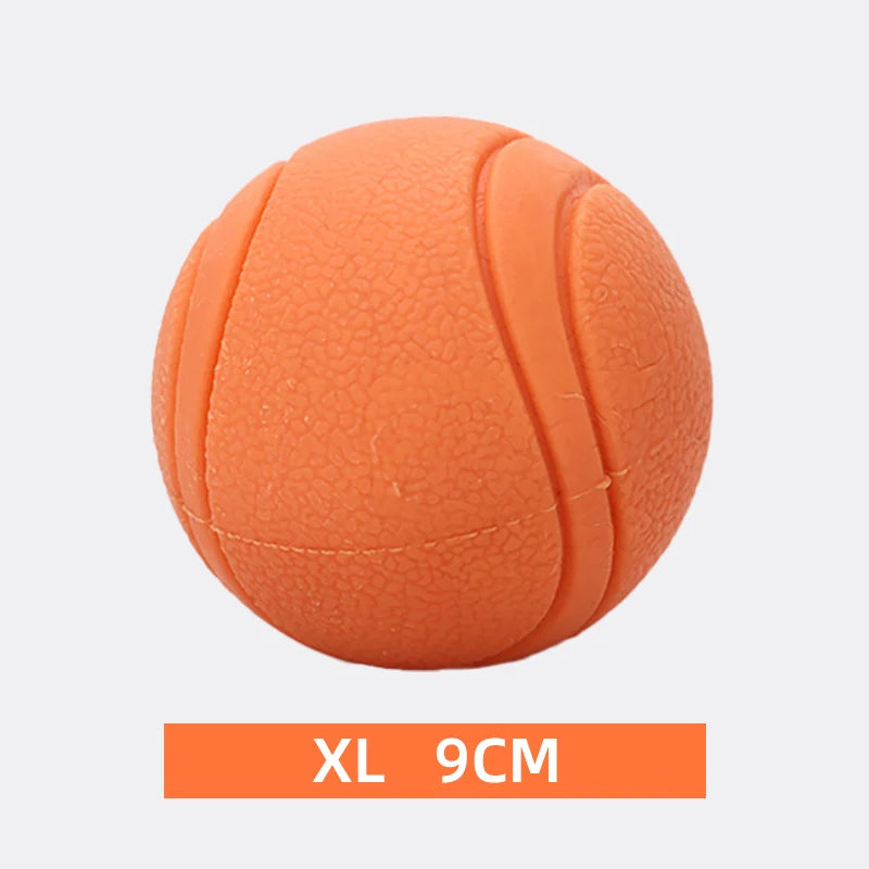 Bite-Resistant Rubber Dog Ball Toy for Puppies and Dogs