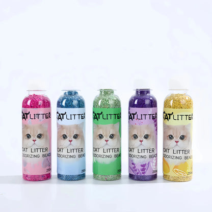 Cat Litter Deodorizing Beads for Odor Control and Freshness