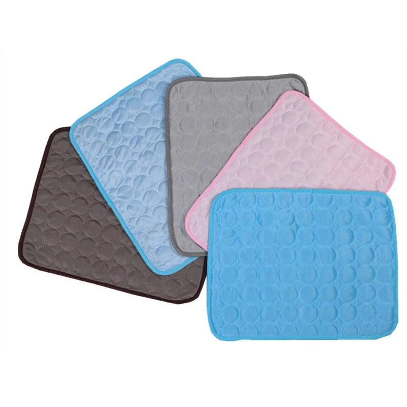 Breathable Cooling Mat for Cats and Puppies - Pet Bed Blanket