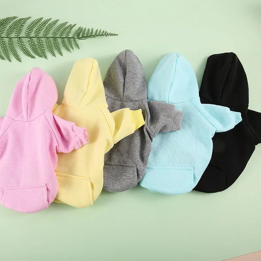 Cozy Cat and Dog Hoodies for Small Pets