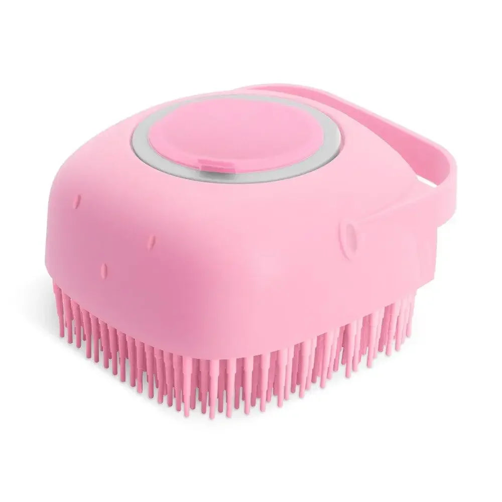 Silicone Dog Shampoo Brush for Short-Haired Pets