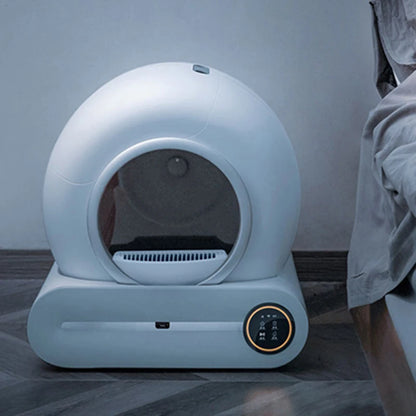 Self-Cleaning 65L Enclosed Cat Litter Box for Large Cats