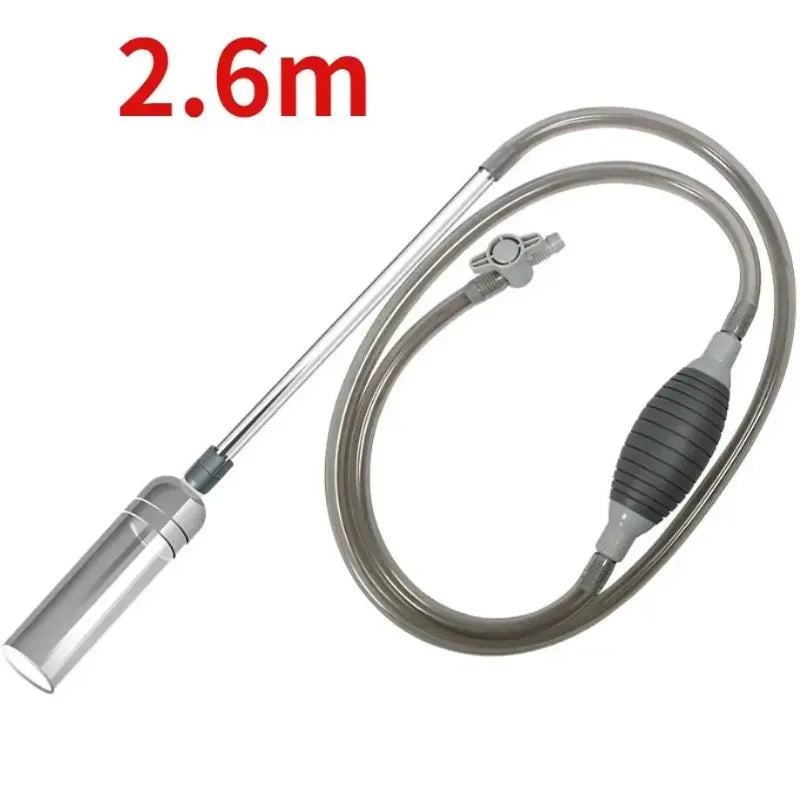 1.5m Handheld Aquarium Siphon Pump for Easy Water Changes