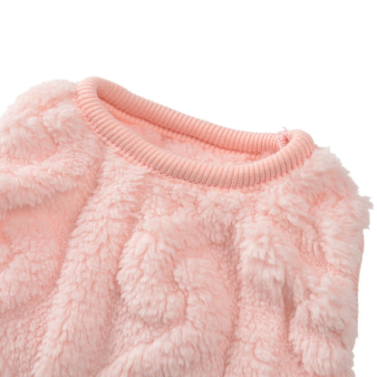 Warm Fleece Pet Sweater for Small Dogs and Cats