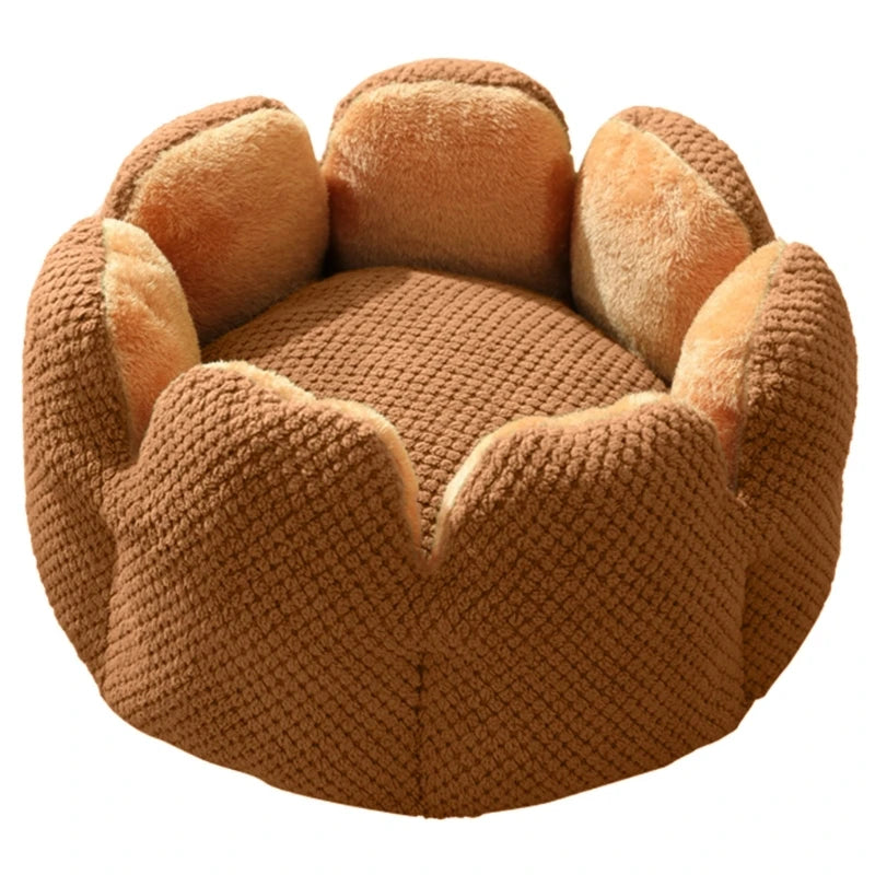 Cactus Flower Snuggly Puppy Kennel Mat for Warmth