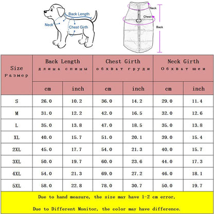 Waterproof Winter Dog Jacket for Small & Large Dogs