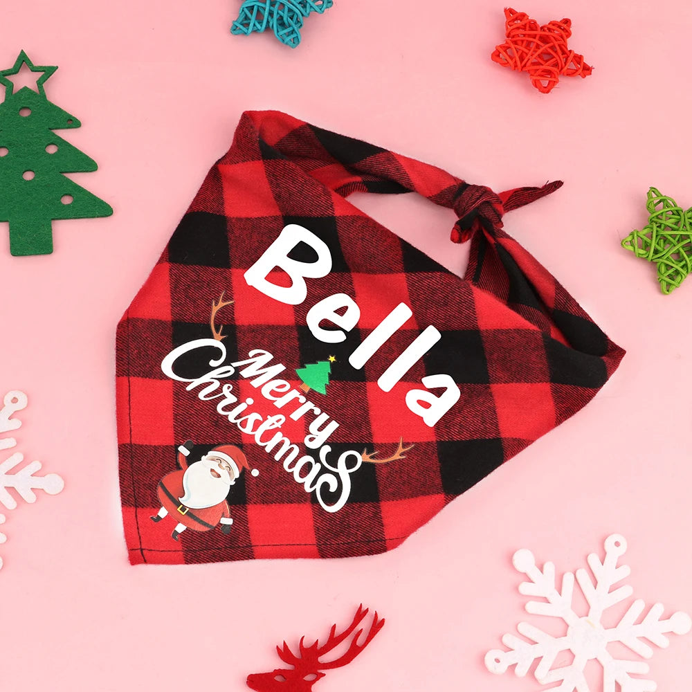 Personalized Pet Bandana Collar for Dogs and Cats