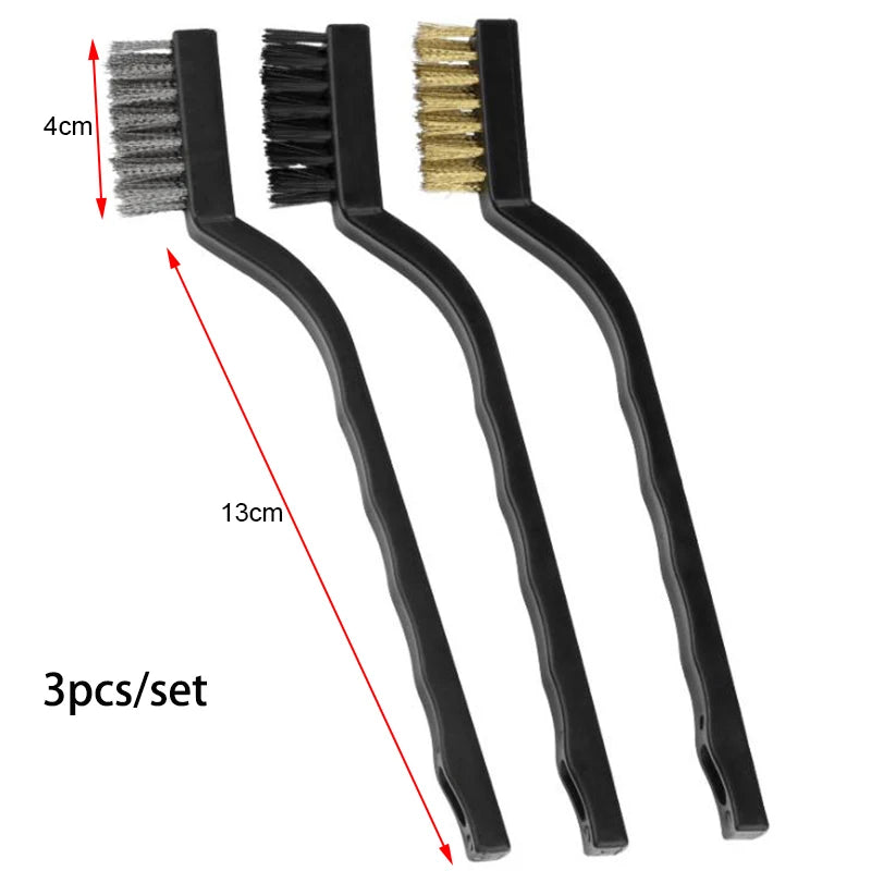 3-Pack Aquarium Algae Cleaning Brush Set for Fish Tanks