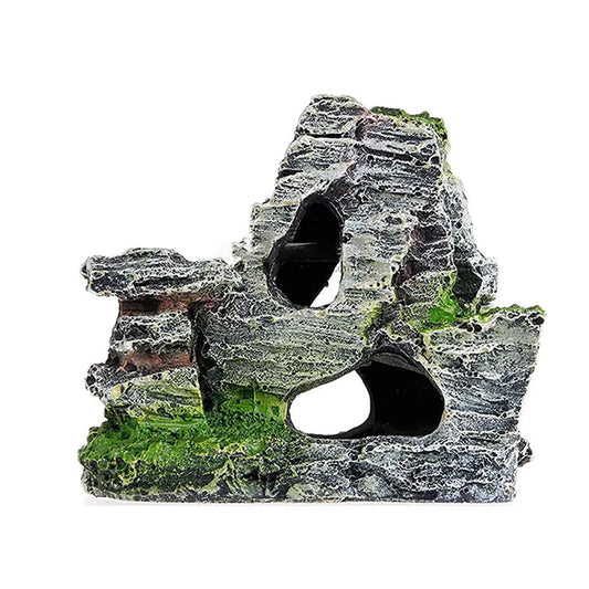 Mossy Hiding Cave for Aquarium Decoration and Landscaping