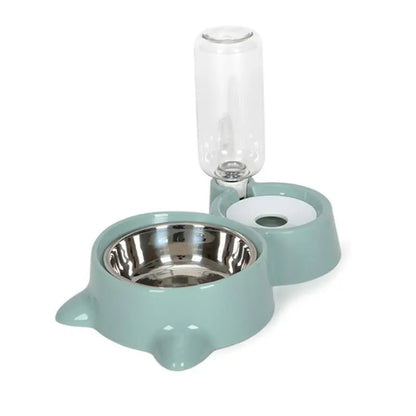 Automatic Pet Water and Food Bowl Fountain for Cats and Dogs