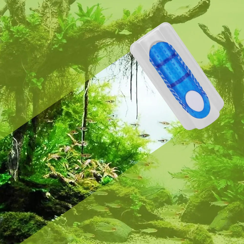 Magnetic Aquarium Cleaning Brush for Inside & Outside Care