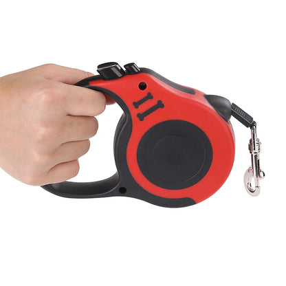Automatic Retractable Dog Leash with Nylon Rope and Harness