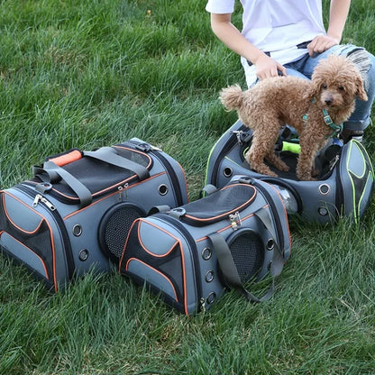 Breathable Pet Carrier Bag for Cats and Small Dogs