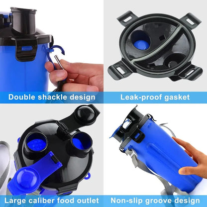 Collapsible Dog Water Bottle with Portable Bowls