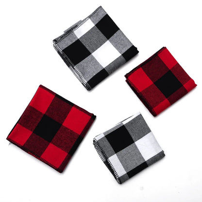 Plaid Cotton Bandana for Medium to Large Dogs