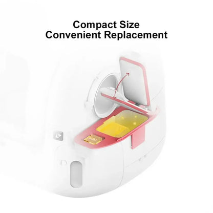Odor Control Material for Self-Cleaning Cat Litter Box