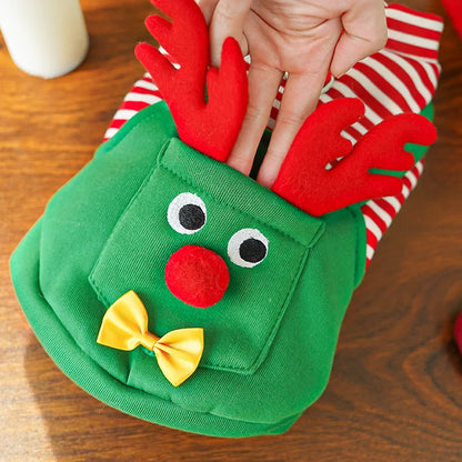 Elk Pocket Christmas Sweatshirt for Dogs and Cats