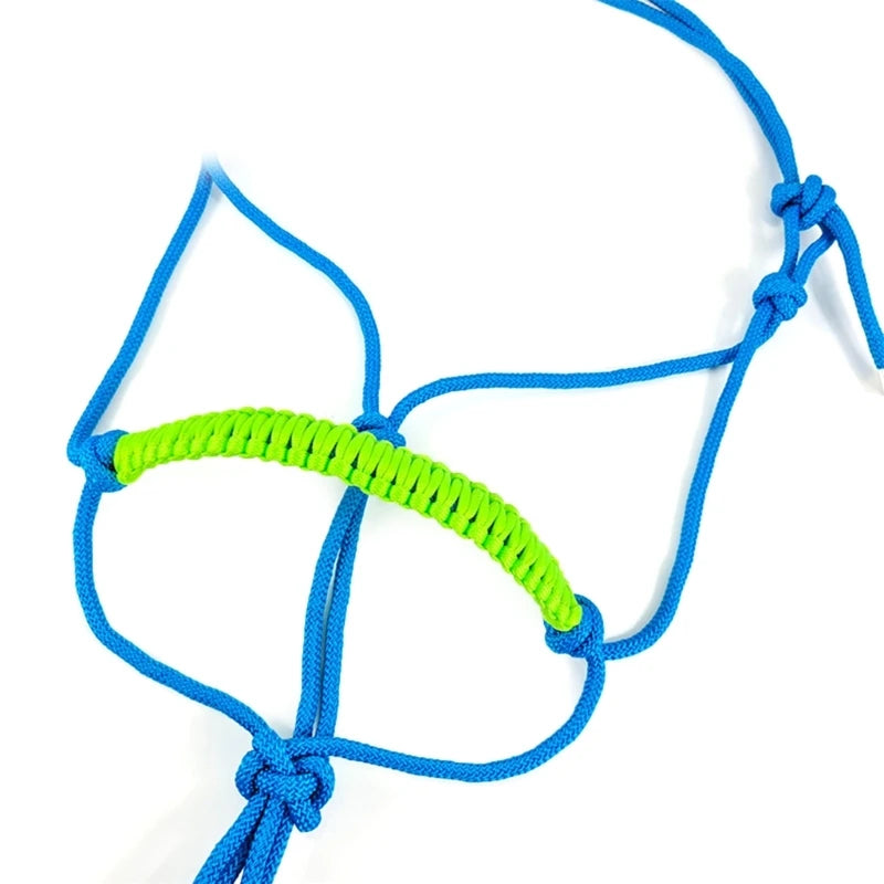 Horse Training Headstall with Leading Rope and Halter