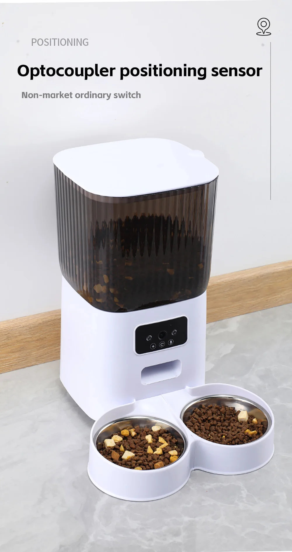 Automatic Cat Feeder with Camera and Voice Recorder