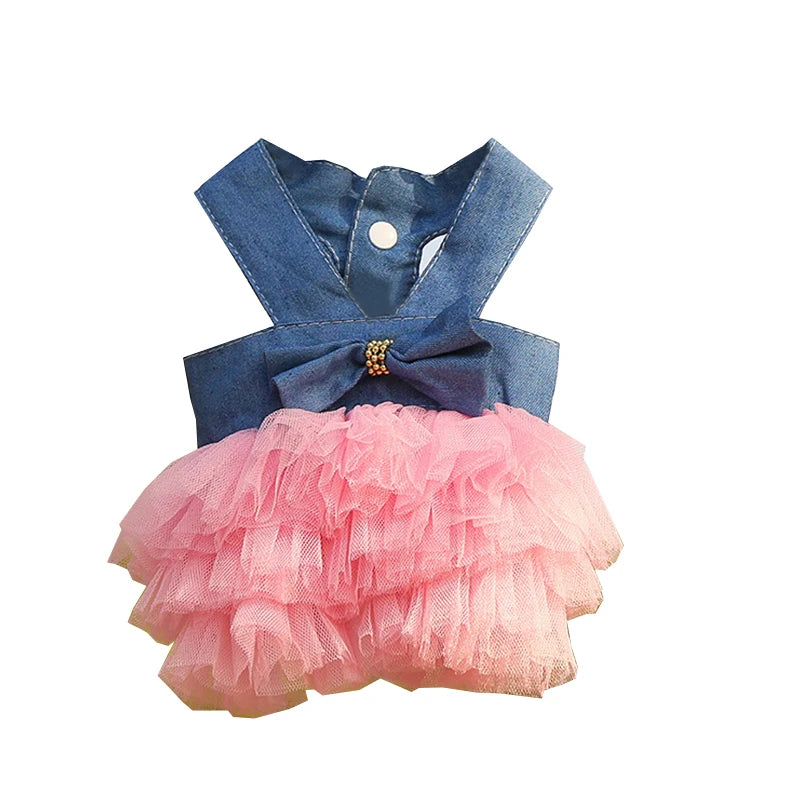 Lace Skirt Dress for Dogs and Cats - Summer Pet Apparel