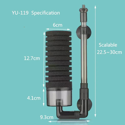 Biochemical Sponge Filter for Fish Tank Air Pump