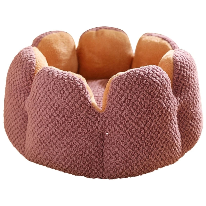 Cactus Flower Snuggly Puppy Kennel Mat for Warmth