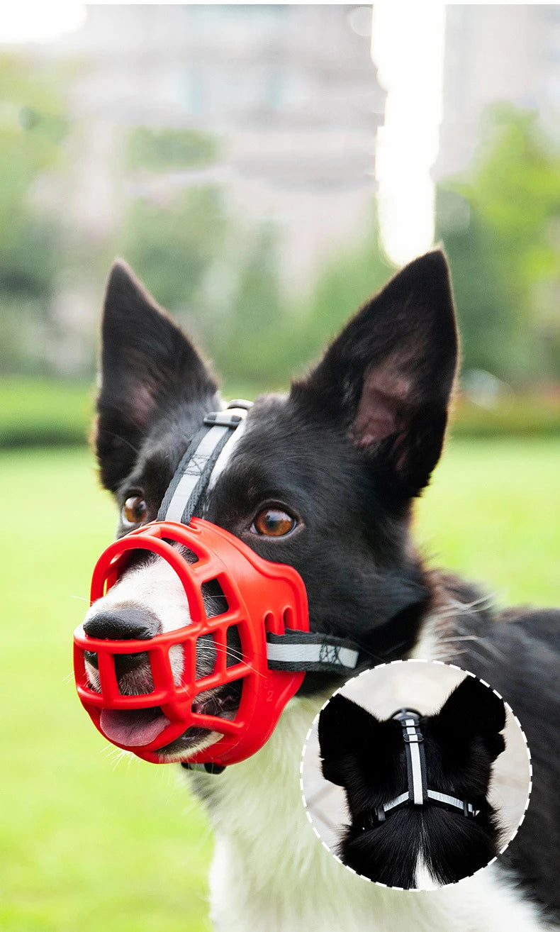 Breathable Dog Muzzle for Barking and Biting Prevention