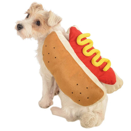 Dachshund Hot Dog Costume for Pets - Adjustable Halloween Outfit