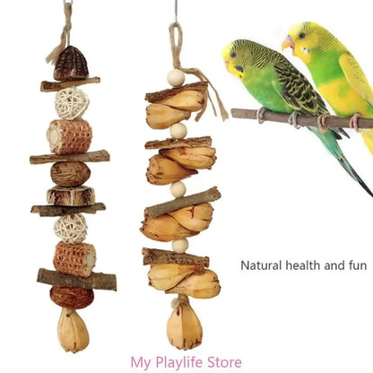 Colorful Parrot Beak Grinding Toy for Health and Fun