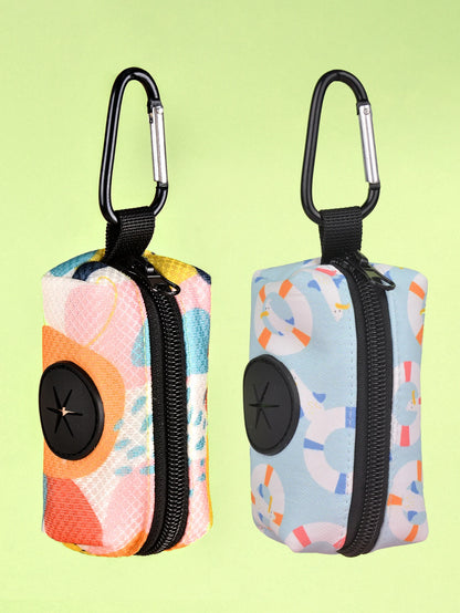 Stylish Dog Poop Bags for Easy Cleanup - 1 or 2 Pack
