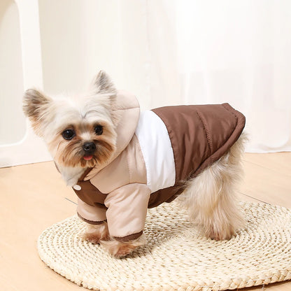 Waterproof Windproof Dog Hoodie for Small Dogs and Cats