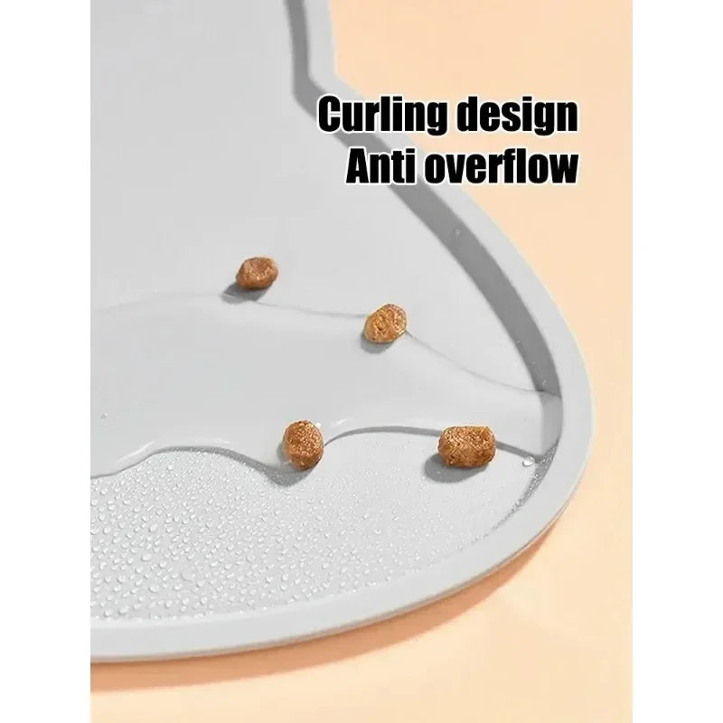 Non-Slip Silicone Pet Feeding Mat for Dogs and Cats